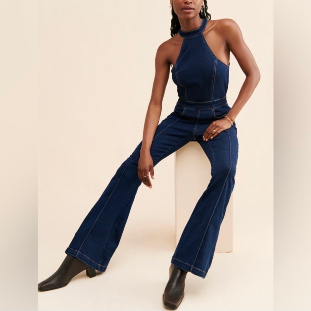 Free people Sydney Halter top jumpsuit!